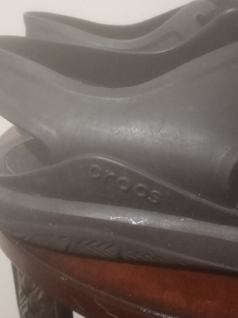 crocs swiftwater River Men’s Black Rubber Sandals With Adjustable Straps Sz. 13. - Picture 5 of 12
